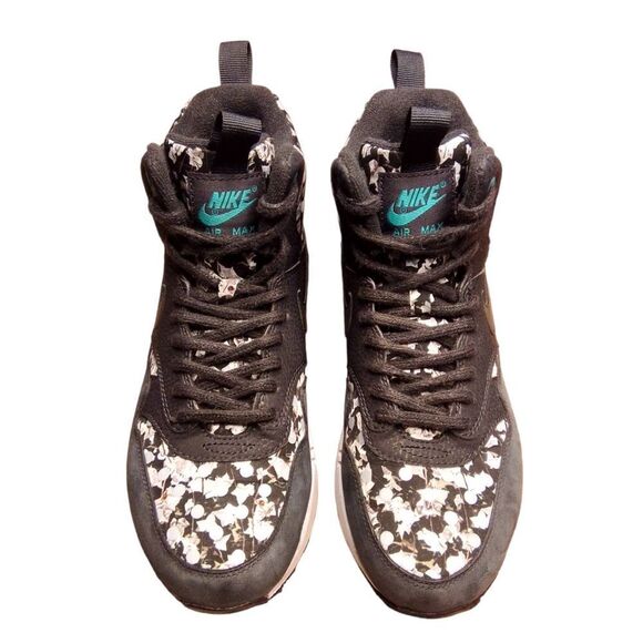 Nike Air Max 1 Mid Sneakerboot Liberty Women's Dark Ash/Black-Neutral Gr… - Picture 2 of 8